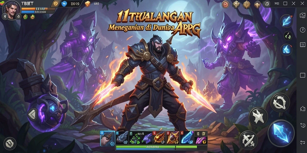 Tangkapan layar yang menampilkan aksi seru dalam game ARPG 11TBET.