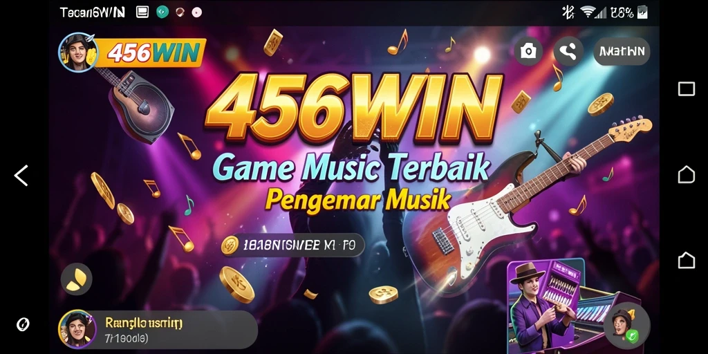Tampilan gameplay menarik dengan variasi lagu.