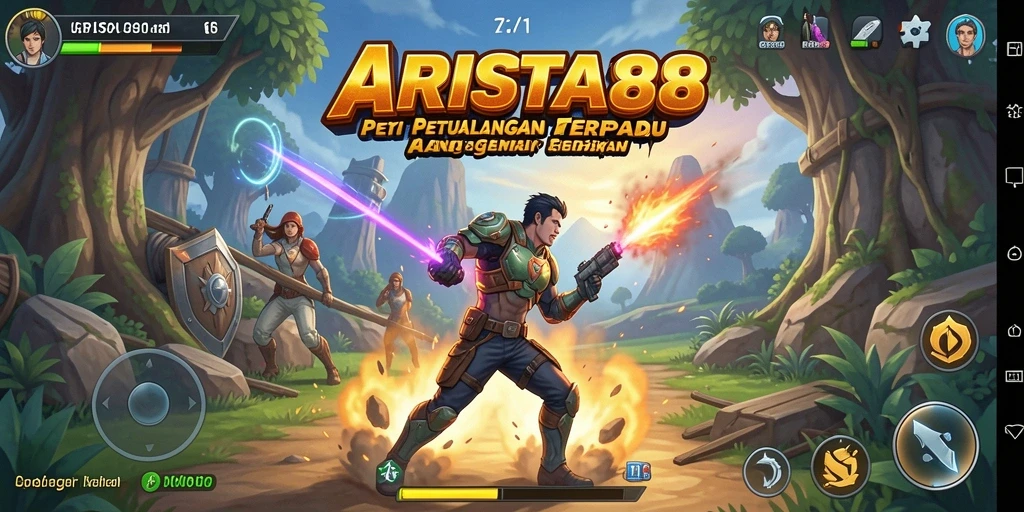 Tampilan menakjubkan dari gameplay ARISTA88 yang penuh aksi.