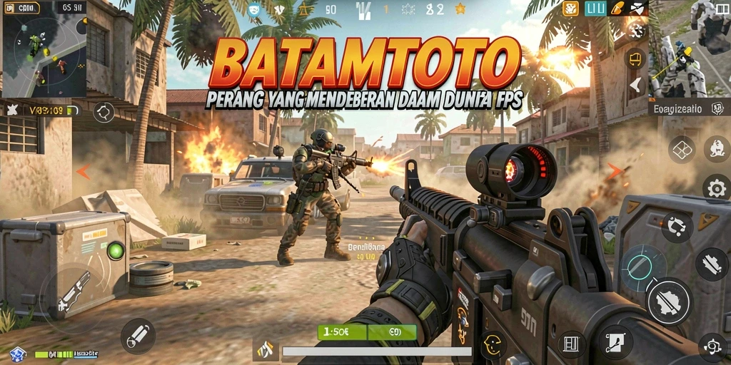 Gameplay seru dan intens di BATAMTOTO FPS.