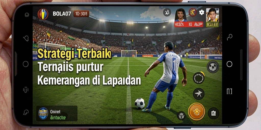 Tangkapan layar BOLA07 yang menunjukkan gameplay strategi seru.