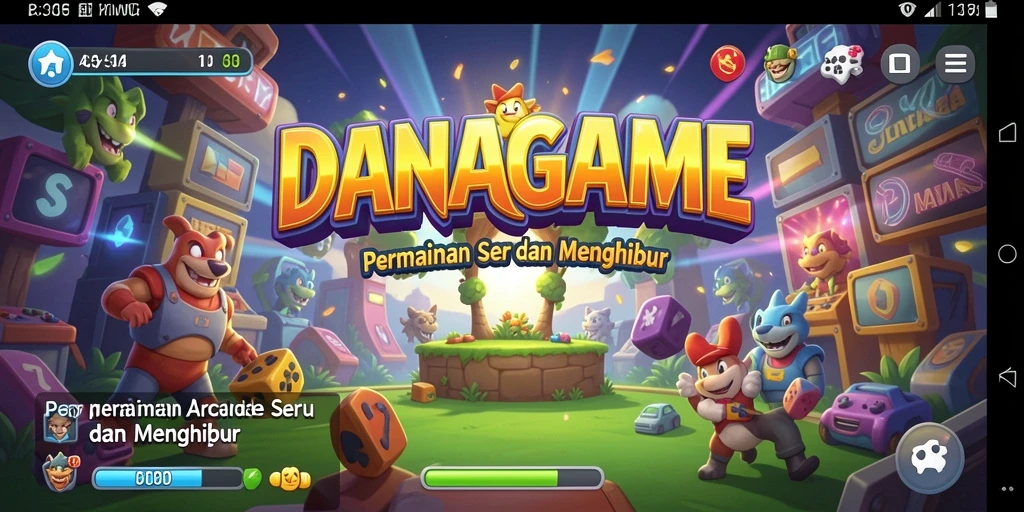 Tampilan gameplay yang seru dan penuh aksi dari DANAGAME.