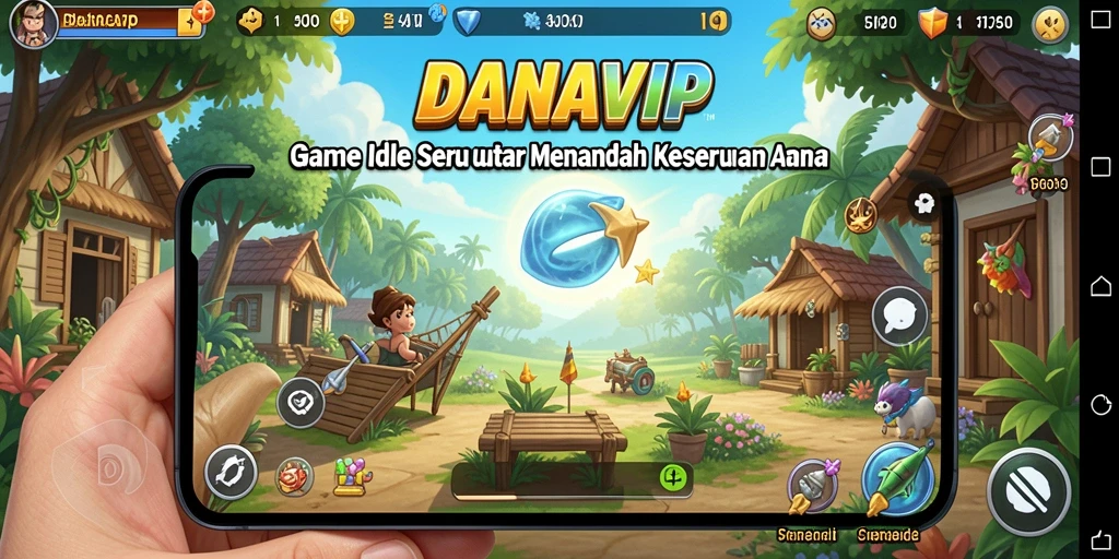 Gameplay seru DANAVIP yang penuh warna dan tantangan.