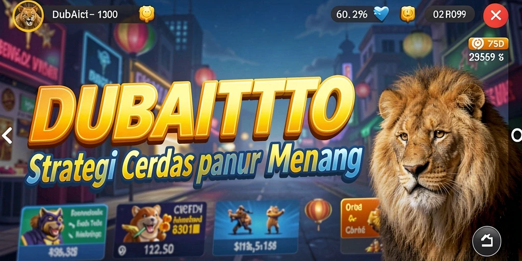 Tampilan gameplay yang mendebarkan dari DUBAITOTO.