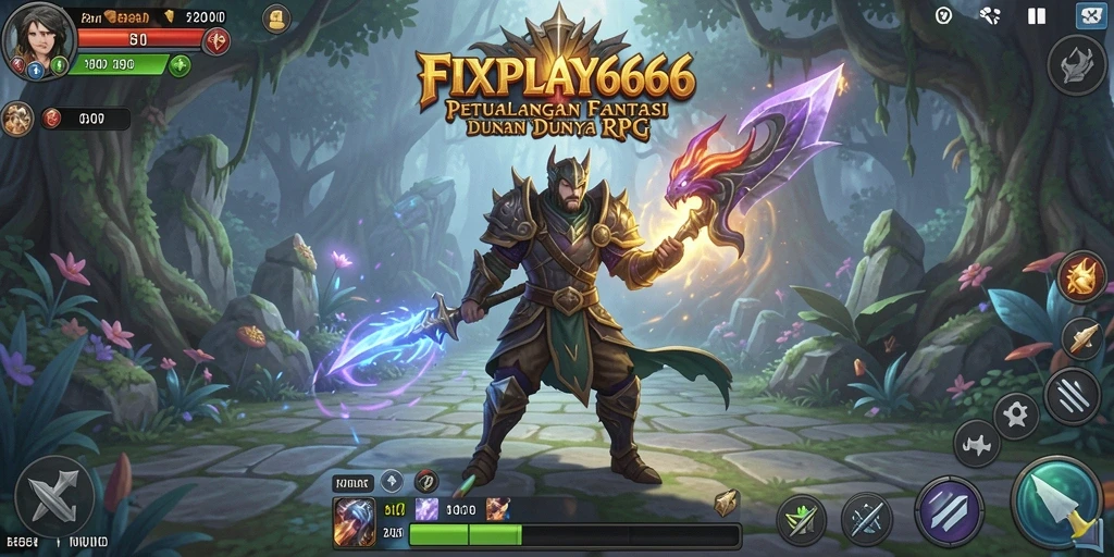 Tampilan gameplay FIXPLAY666 yang memukau dalam dunia RPG.