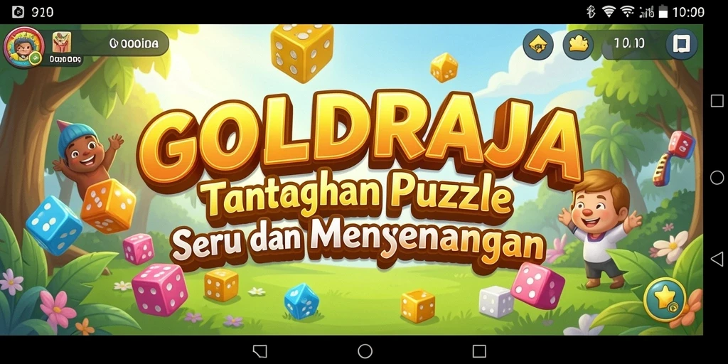 Gameplay <strong>GOLDRAJA</strong> menunjukkan tantangan teka-teki yang menarik.