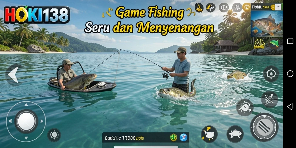 Tampilan gameplay HOKI138 yang penuh warna dan menarik.