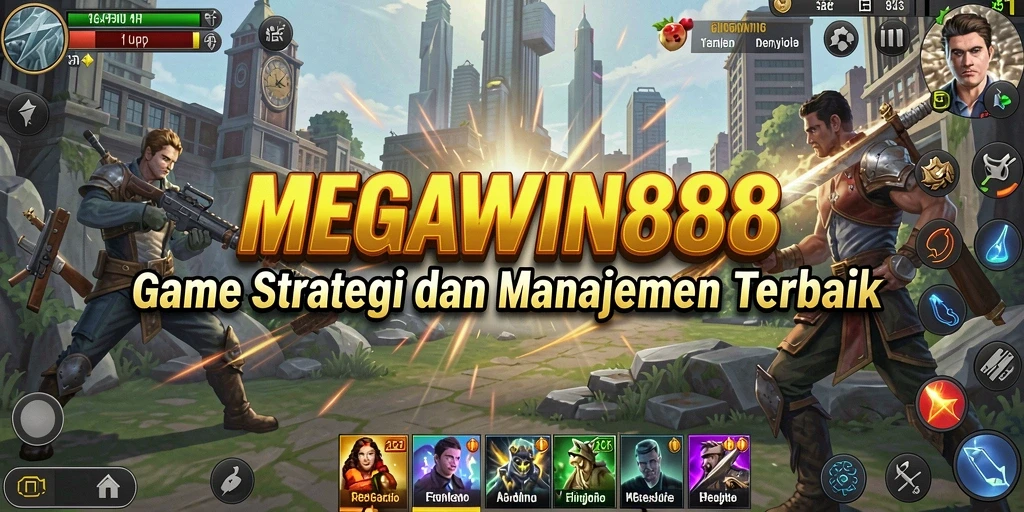 Gameplay mendebarkan dalam MEGAWIN888 dengan strategi dan pertarungan yang seru.