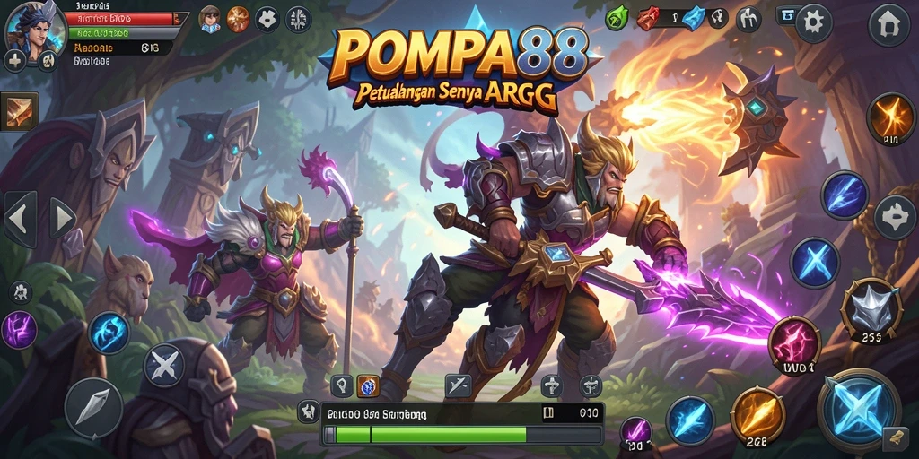 Screenshot gameplay menampilkan aksi seru dalam POMPA88, game ARPG menarik.