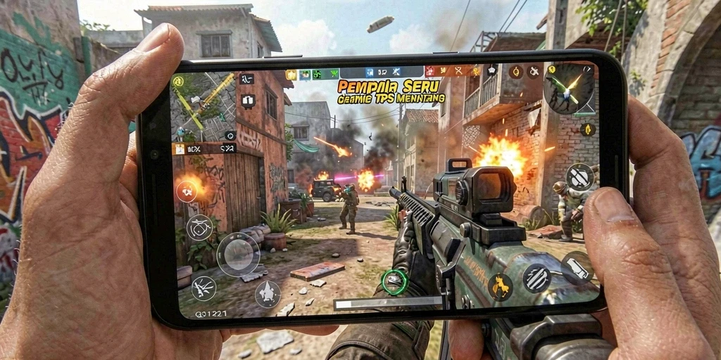 Gameplay seru pertempuran TPS dalam QQ1221.