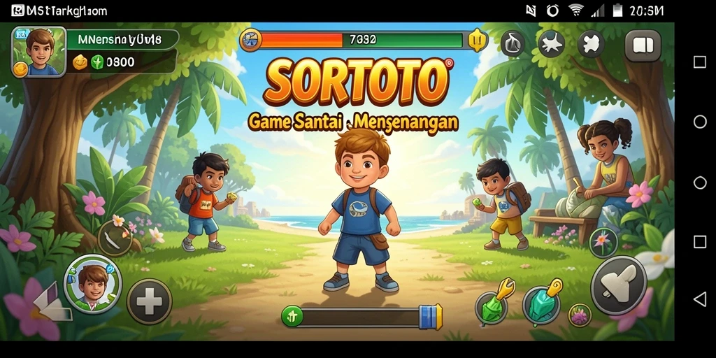 Screenshot gameplay SORTOTO yang menunjukkan keseruan dan tantangan.