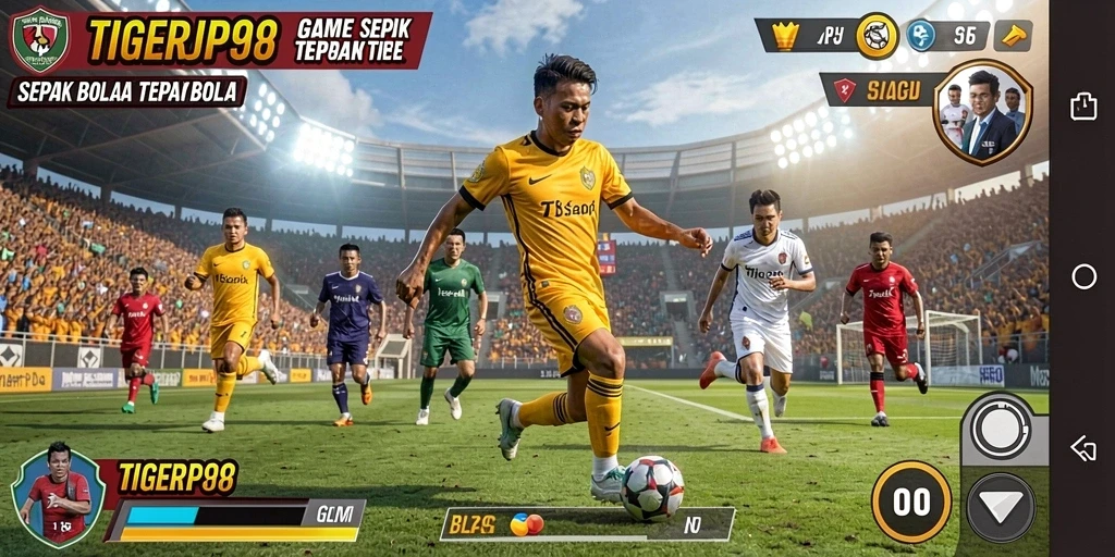 Tampilan gameplay menegangkan dan seru dalam TIGERJP88.